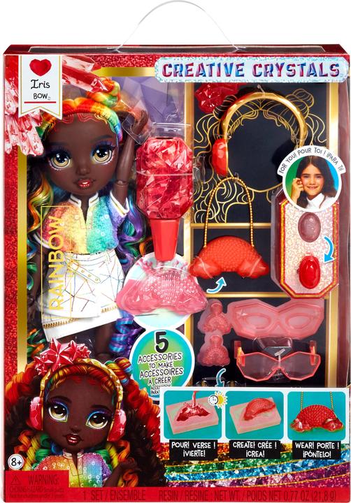 Actual product image Nobrand Rainbow High Crystal Fashion Doll Rainbow
