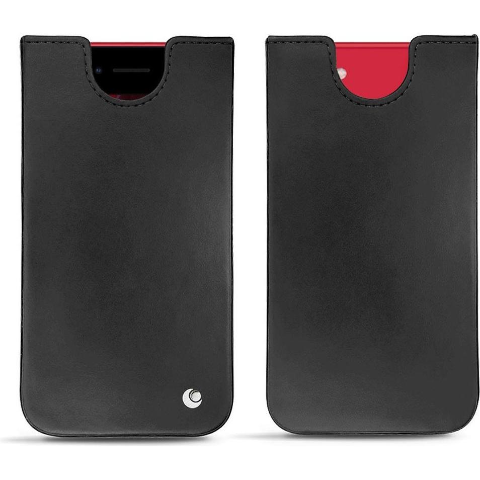 Noreve Lederschutzhülle (Apple iPhone SE (2nd Gen), Apple iPhone SE (3rd Gen)), Smartphone Hülle, Schwarz