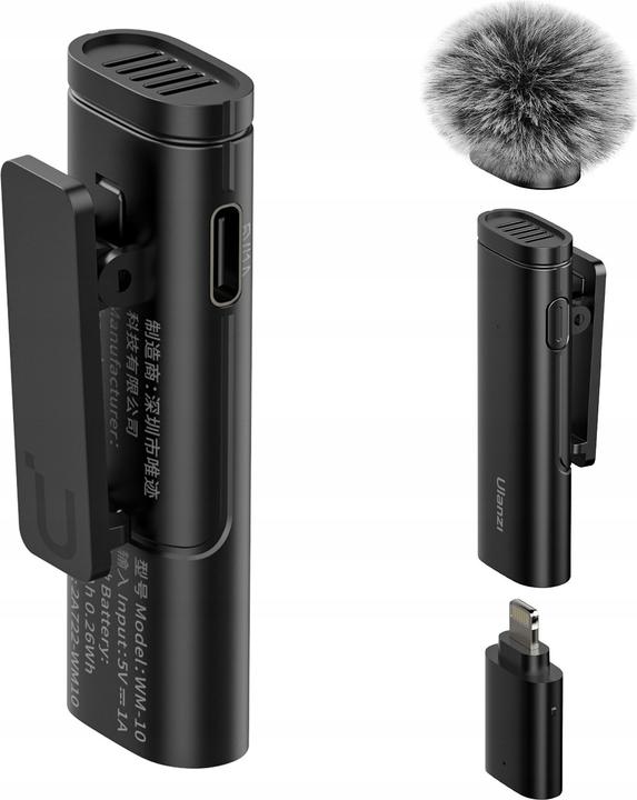 Image du produit Ulanzi WM 10 Portable In Line Microphone (version Apple)
