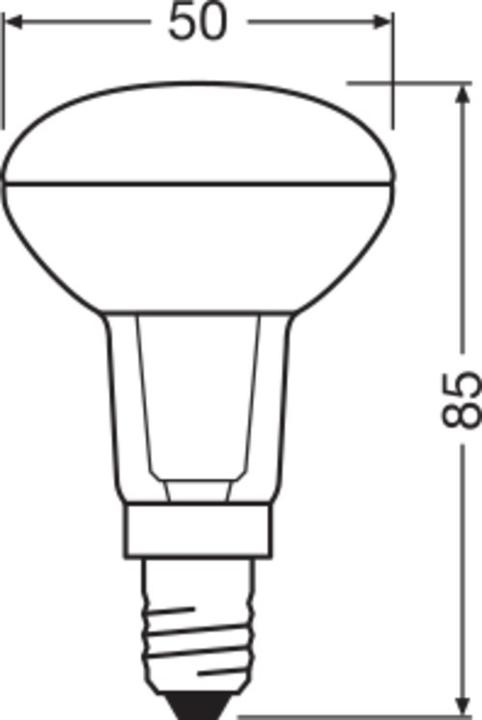 Actual product image Osram LED-Reflektorlampe (E14, 1.50 W, 110 lm, 1 x, F)