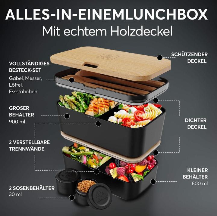 Actual product image Umami Bento Box Nestable L Premium