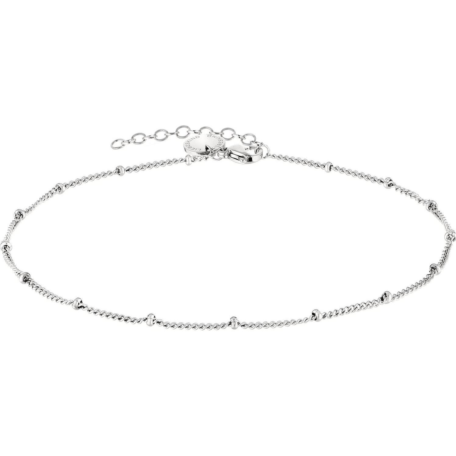 Liebeskind Berlin, Fussschmuck, Fusskette, (Edelstahl, 27 cm)