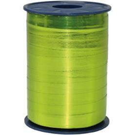 Präsent, Geschenkverpackung, Geschenkband Mexico apfelgrün glanz 10mmx250m Polyester (Geschenkband)