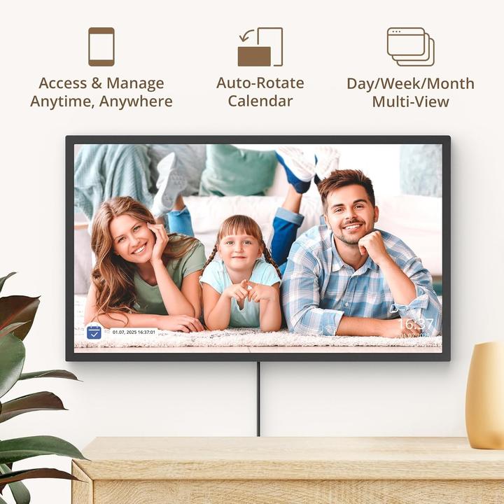 Actual product image Dragon Touch Digital Calendar Chore Card