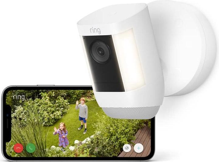 Actual product image Ring Spotlight Cam Pro, Wired - White (1920 x 1080 Pixels)