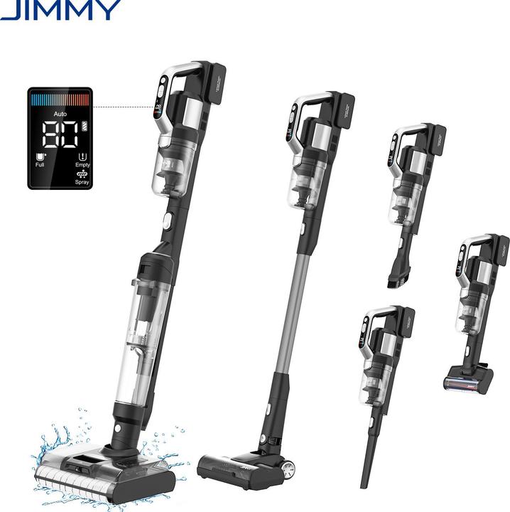 Jimmy | Aspirateur et lave-linge | PW11 Pro Max | Fonctionnement sans fil | Fonction de lavage | 460 W |