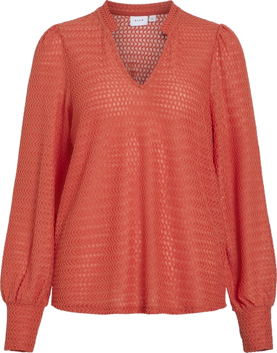 Actual product image Vila V-neck top with long sleeves (S)