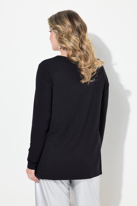 Produktbild Miamoda Langarmshirt, Classic Fit, Schuh-Motiv (58)