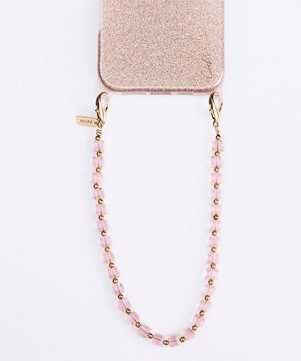 Actual product image Uniq Coehl Candy Gem Handstrap uniwersalny sznurek do telefonu na rękę różowy/pink candy
