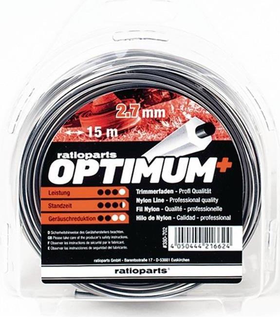 Actual product image Ratioparts Nylon thread Optimum ( 4000722071 ) Thread thickness 2.7 mm Thread length 15 m (Weed whacker, Trimmer line + line spool)