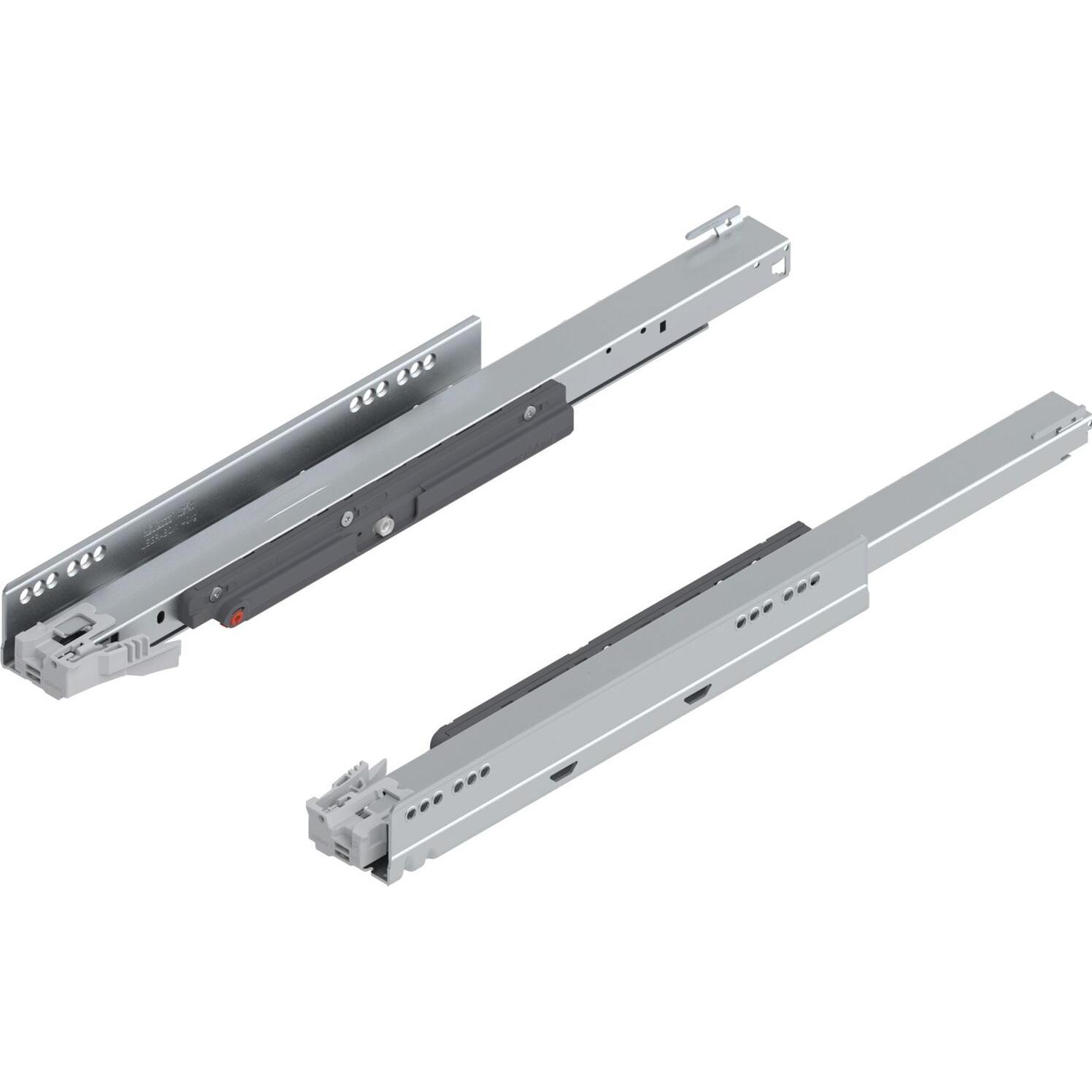 Blum, Schubladenauszüge, LEGRABOX Korpusschiene mit TIP-ON, Vollauszug, 40 kg, NL 500 mm, links/rechts, verzinkt