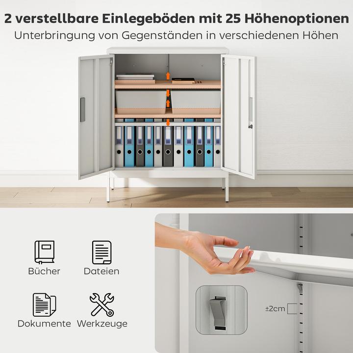Produktbild Homcom Aktenschrank (40 x 40 x 100 cm)