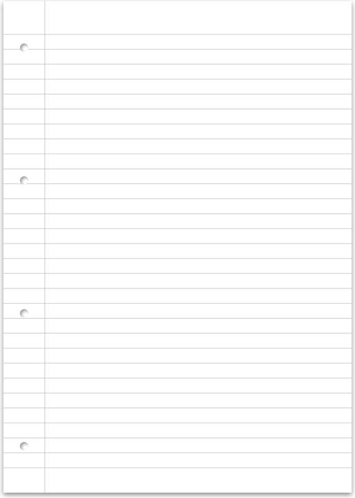 Actual product image Staufen College notepads left-handed ruling 21 lined DIN A4 without margin (A4, Lined, Soft cover)