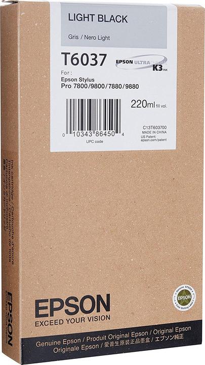 Actual product image Epson T6037 (LBC)