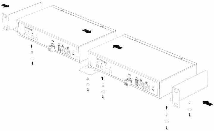 Produktbild Netio Rackmontagekit für zwei NETIO-4C