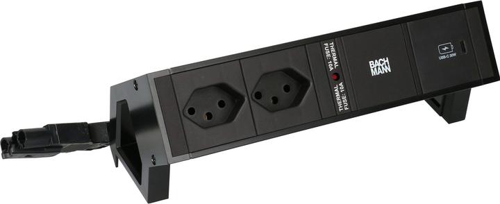 Produktbild Bachmann Tischsteckdosenleiste DESK 2, 2x T13, 1x USB C (2x, Typ 13)