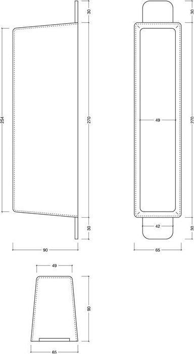 Produktbild GFS Fluchttürhaube Typ E Sicherung von Treibriegeln Macrolon-Kunststoff transparent
