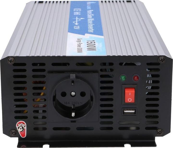 Produktbild Extralink VOLTAGE CONVERTER 12V - 230V, 1500W, PURE SINUS OPIP-1500W