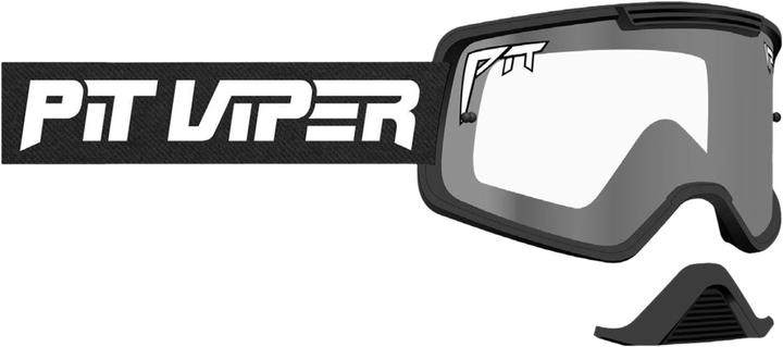 Produktbild Pit Viper The Exec Brapstrap Goggle - Clear (Schwarz, Clear)