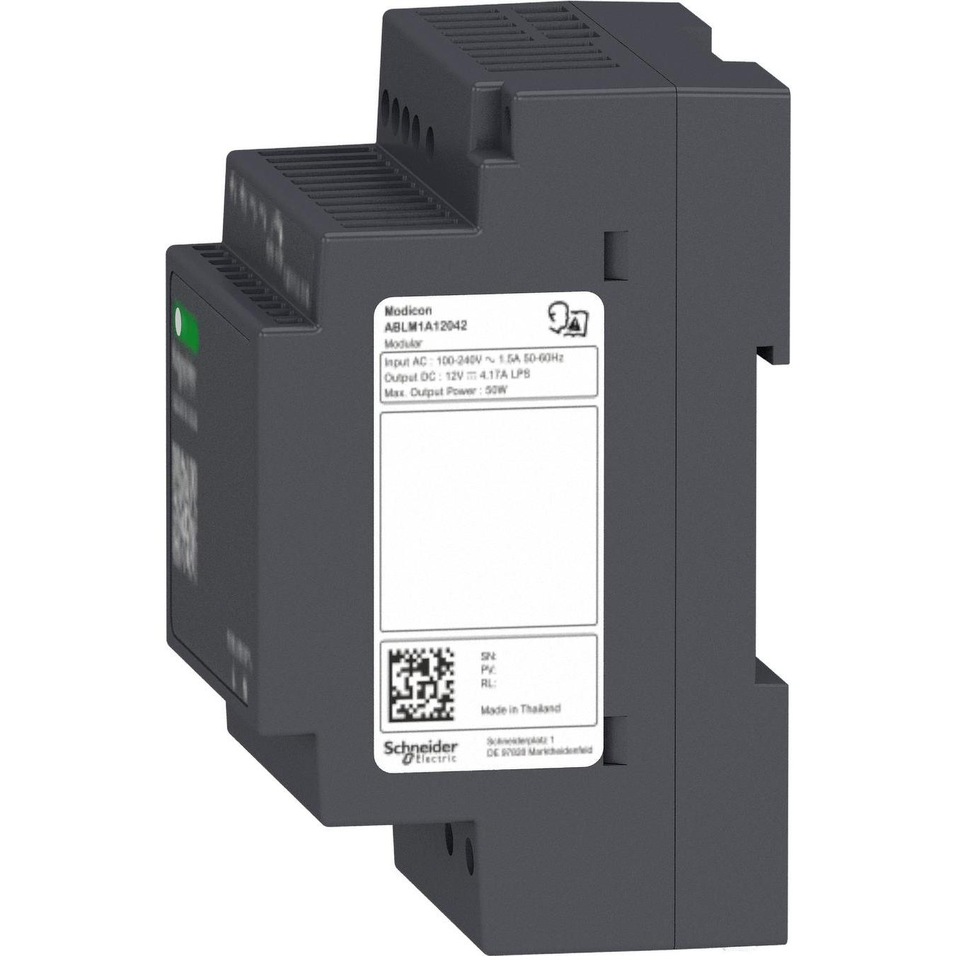 Schneider Electric Netzteil für DIN-Schiene, 88%, 12V, 4.17A, 50W, Einstellbar, Automatisierung