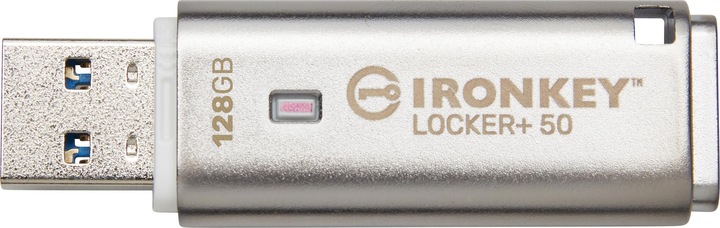Produktbild Kingston IronKey Locker+ 50 (128 GB, USB-A, USB 3.2)