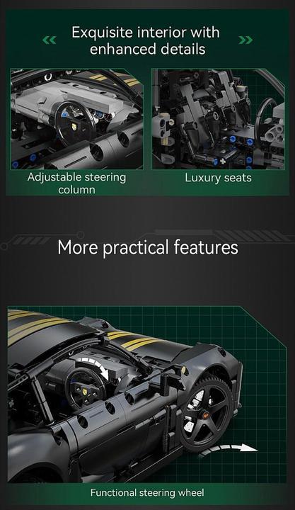 Image du produit Cada RUF GT 1:10 schwarz Bricks