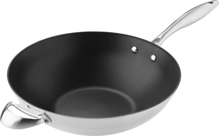 Scanpan 32 cm Wok (32 cm, Wok Pfanne, Stahl, Aluminium)