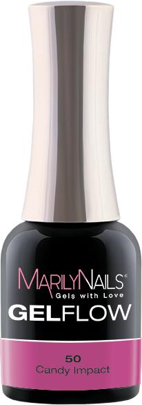 Actual product image Marily Nails GELFLOW - 50 Candy Impact (Candy Impact, Gel-Effect Nail Polish)