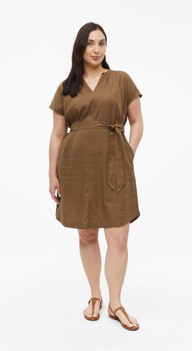 Actual product image s.Oliver Leinenmix-Kleid mit Eingrifftaschen (54)
