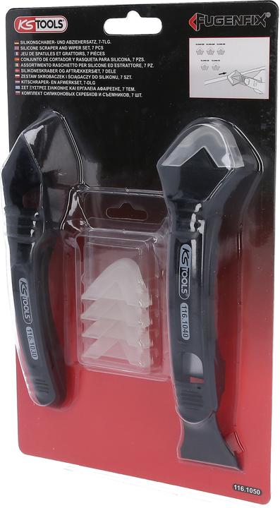Actual product image KS Tools FUGENFIX silicone scraper and remover set