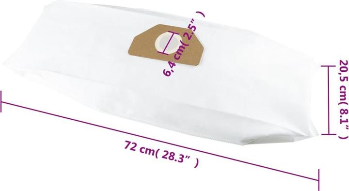 Actual product image vidaXL Staubsaugerbeutel