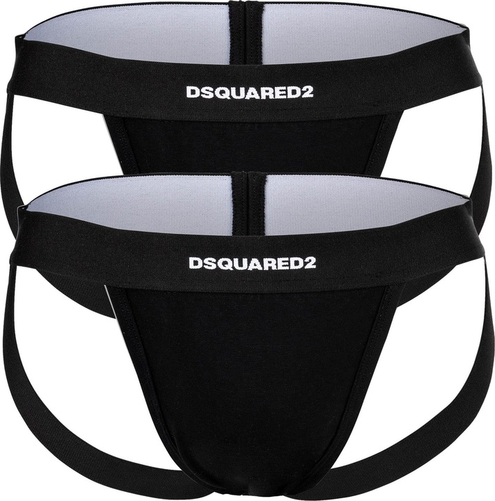 Actual product image Dsquared2 Jockstrap Casual Bequem sitzend TWIN PACK JOCKSTRAP (XL, pack of 2)
