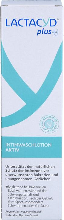 Actual product image Lactacyd Plus Active Intimate Wash Lotion (Intimate washing lotion, 250 ml)