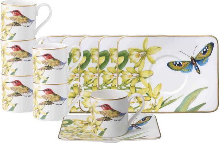 Produktbild Villeroy & Boch Amazonia Espressotassen mit Untertassen (60 ml, 6x)