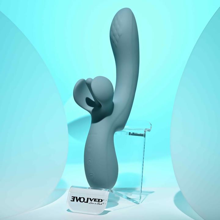 Actual product image Evolved Dual Stimulationsvibrator Blau