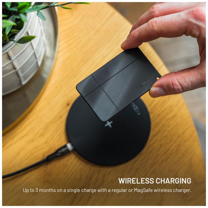 Actual product image Fixed MiCard Pro with Find My and Find Hub support, black (Android, Apple, iOS)