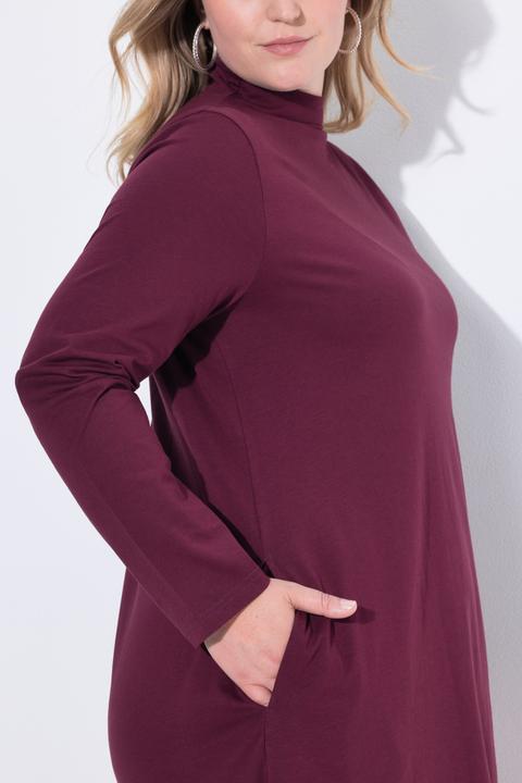 Produktbild Ulla Popken Longshirt, A-Linie, Stehkragen, Langarm, Taschen (46, 48)