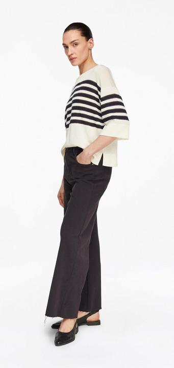 Actual product image Comma Strickpullover Gestreifter Feinstrickpullover mit dezentem Glitzergarn (L)