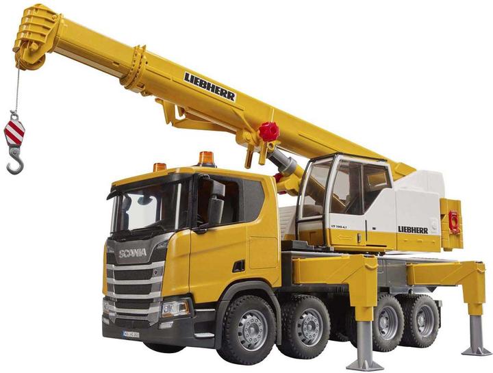 Actual product image Bruder 03571 Scania Super 560R Liebherr crane truck with L+S module
