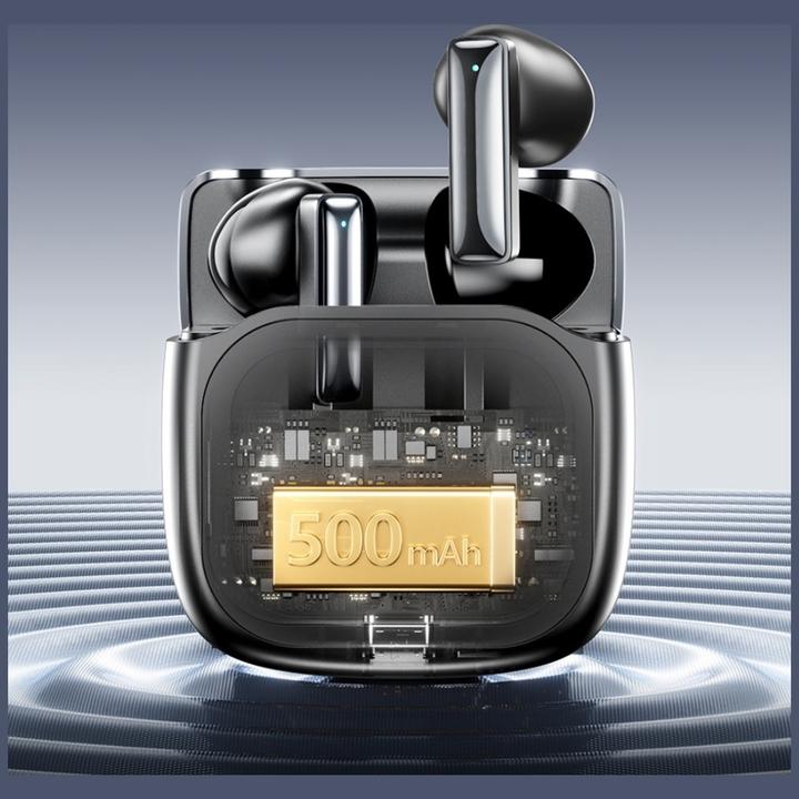 Actual product image Awei Słuchawki bezprzewodowe TP100 ENC Bluetooth 5.4 TWS + stacja dokująca czarny (6 h, Wireless)