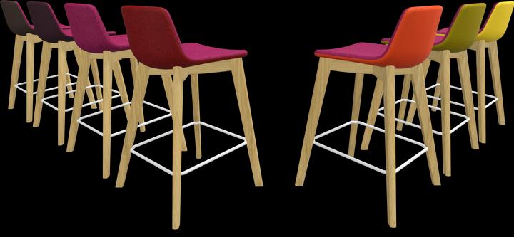 Actual product image Narbutas Twist & Sit Bar Stool