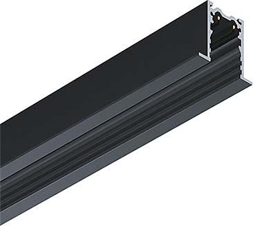 Zumtobel Licht Niedervolt U-Einbauprofil SUP2 TRACKU SF 2M BK