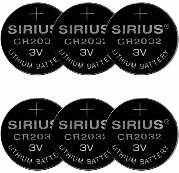 Sirius Piles CR2032 (6 pcs, CR2032)