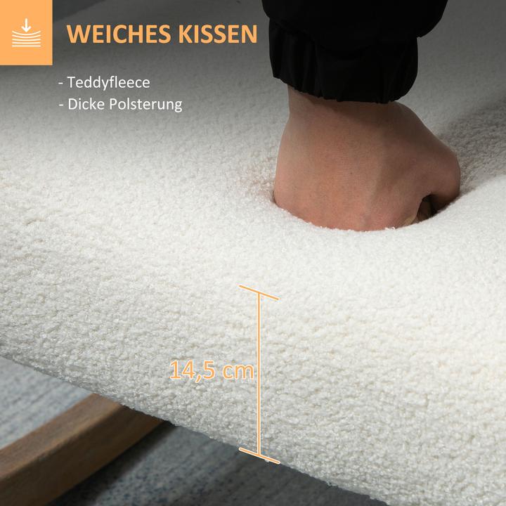 Produktbild Homcom Schaukelstuhl mit Sitzkissen