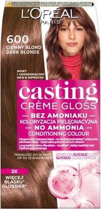 Actual product image L'Oréal Paris Cream Gloss Color cream no. 600 Dark For light hair (600 Dark)
