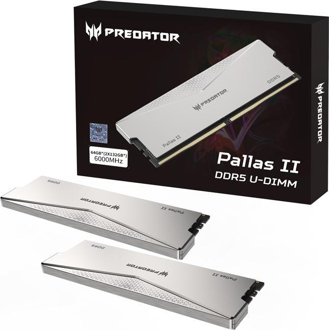 Produktbild Acer Predator Pallas II (2 x 32GB, 6000 MHz, DDR5-RAM, DIMM)