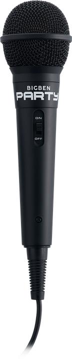 Actual product image Bigben PARTY Pro Bluetooth Speaker (Black, Light Effects, USB Connection, 3.5 mm AUX-IN, Carrying Handle)