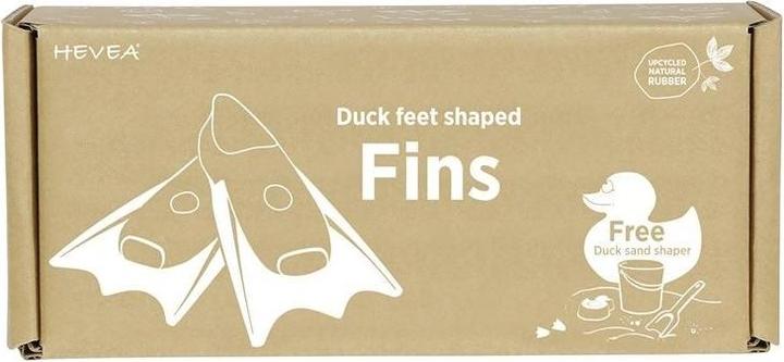 Actual product image Hevea Set of baby swim fins + sand mould, size 25-26