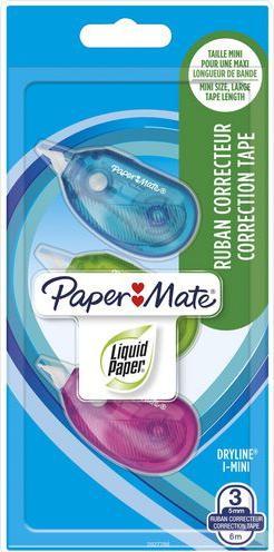 Paper Mate Correctieroller Dryline Mini 3er /6m