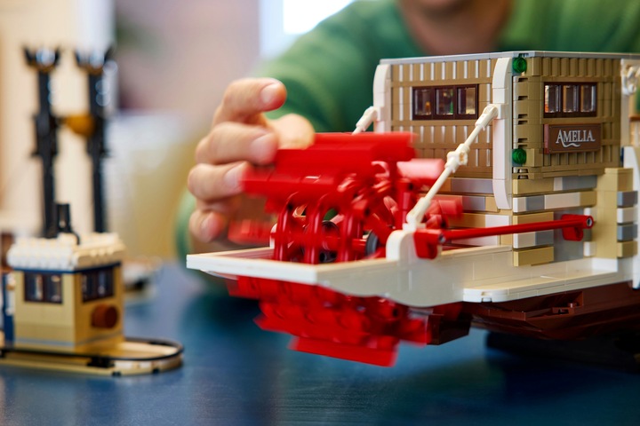 Actual product image LEGO Flussraddampfer (21356, LEGO Ideas, LEGO Rare Sets)